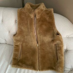 J Crew Fur Vest - Excellent condition. Non smoking home